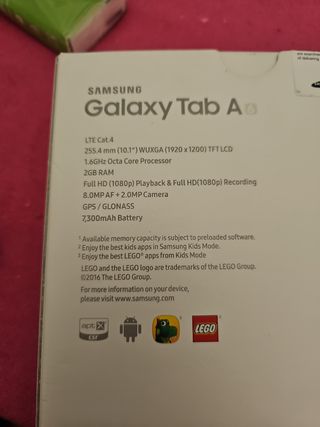Samsung galaxy tab A6.