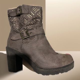 botines tacón
