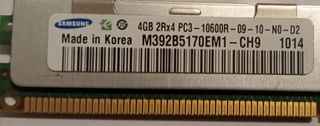 RAM DDR3 12 GB (3 x 4gb)
