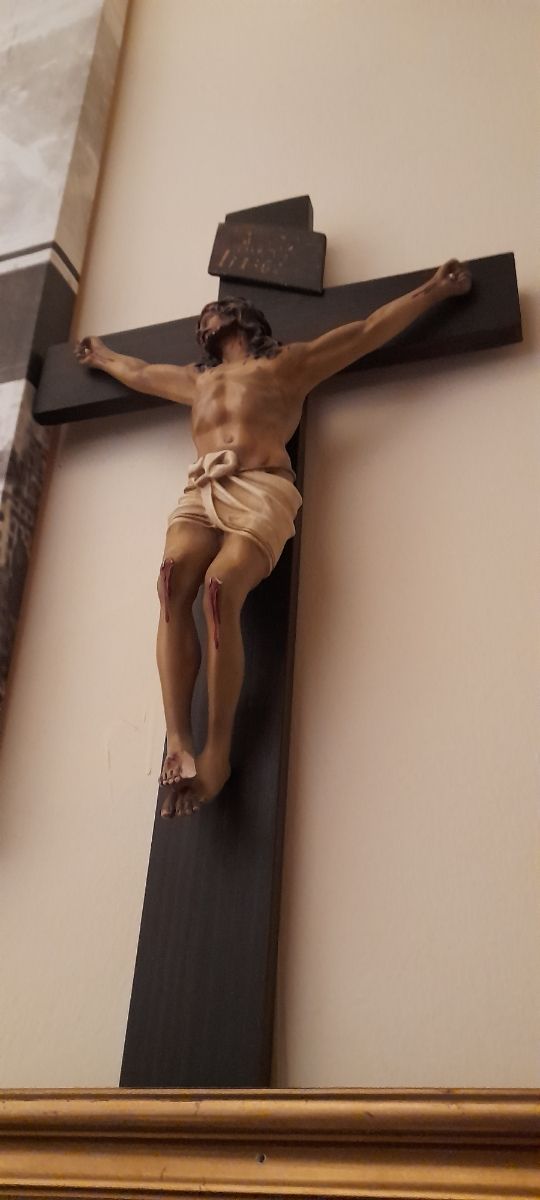 Crucificado de pared escayola