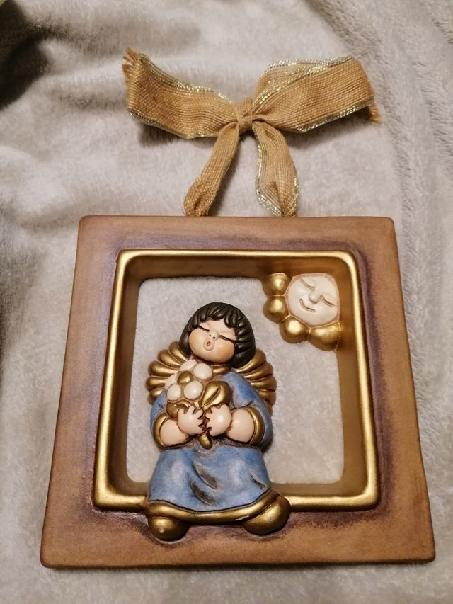 Quadretto formella Thun Angelo e sole