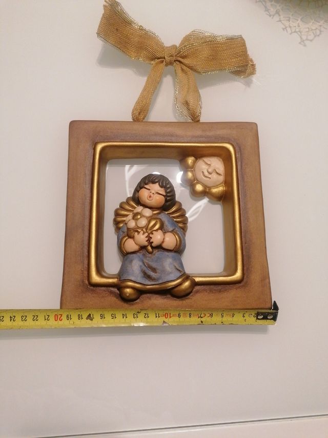 Quadretto formella Thun Angelo e sole