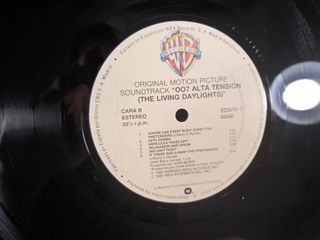 THE LIVING DAYLIGHTS – 007- B.S.O. - LP VINILO