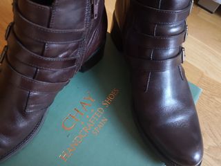 Botines de piel
