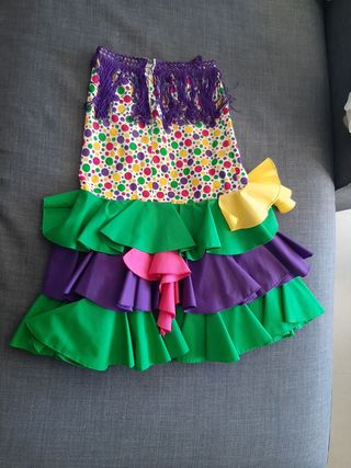 FALDA GITANA NIÑA  6 AÑOS