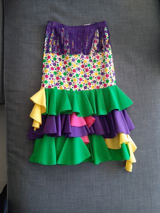 FALDA GITANA NIÑA  6 AÑOS