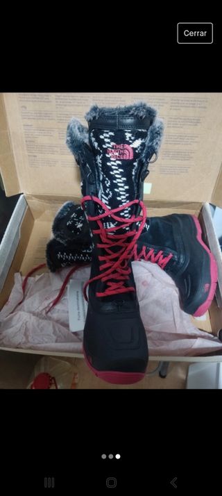 Botas altas North face talla 36