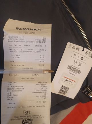 Chaquetón Bershka - Rebajado