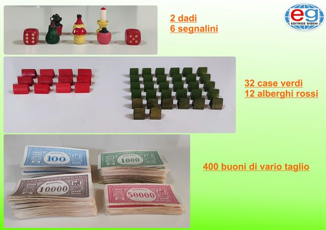 Monopoli scatola quadrata, edizione in lire EG