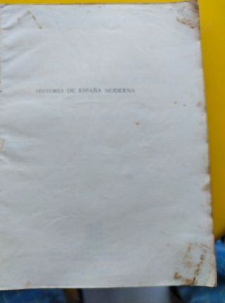 Historia de España Moderna