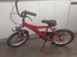 Bici niños  roja 16' 
