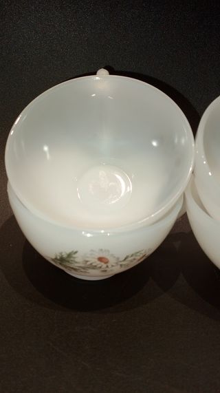 Lote Tazas café/leche ARCOPAL VINTAGE NUEVAS 