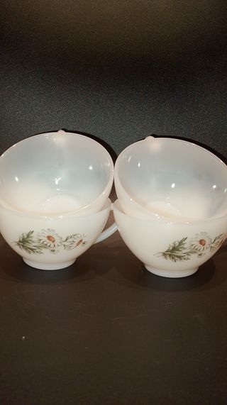 Lote Tazas café/leche ARCOPAL VINTAGE NUEVAS 