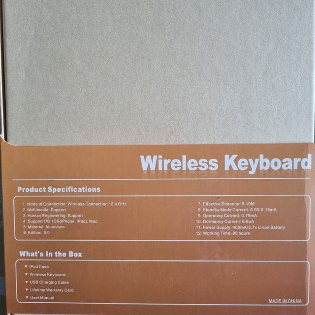 FUNDA /TECLADO Ipad 6