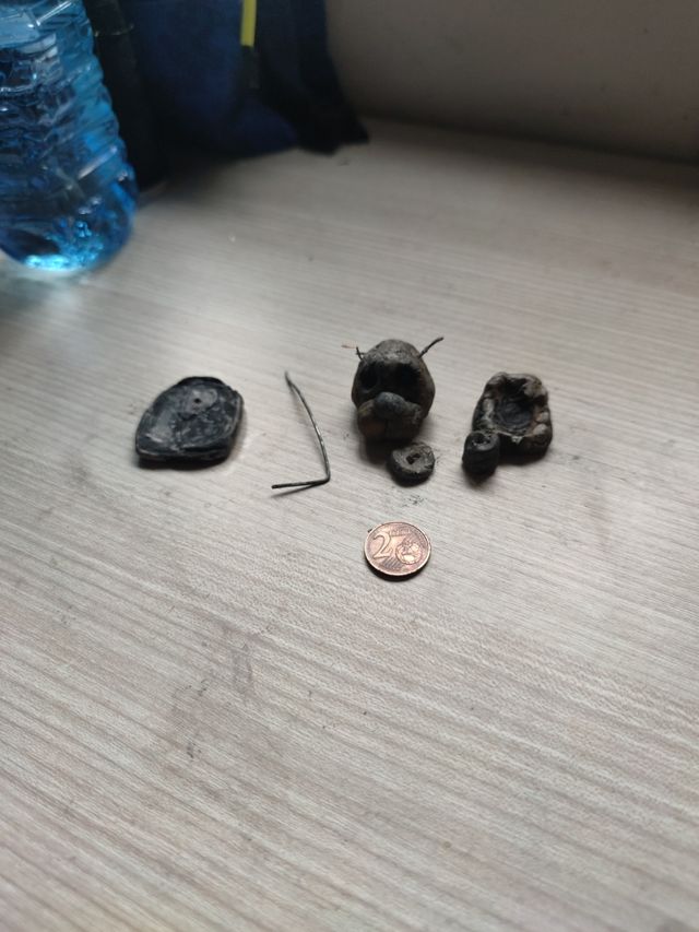 Cabeza de golden  Freddy de arcilla