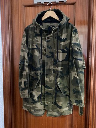 Parka militar entretiempo