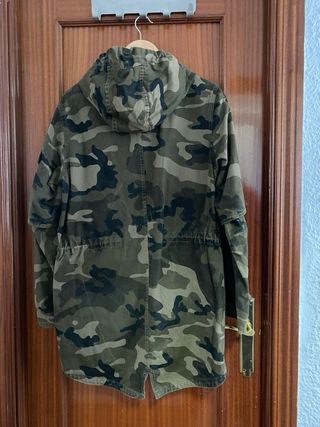 Parka militar entretiempo