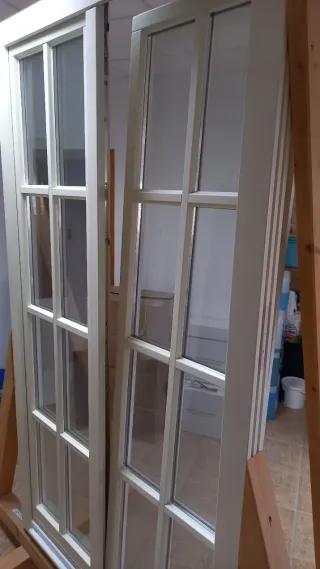 Ventana madera/ puerta de terraza