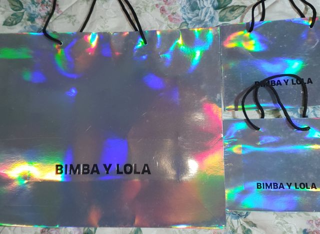 bolsas de regalo Bimba y lola 2 pequeñas y una gra