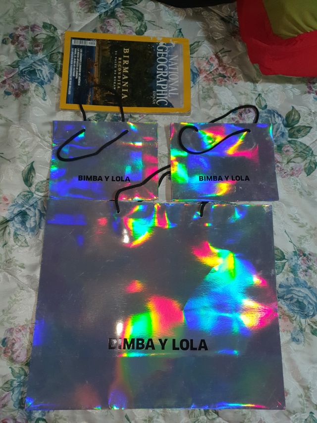 bolsas de regalo Bimba y lola 2 pequeñas y una gra