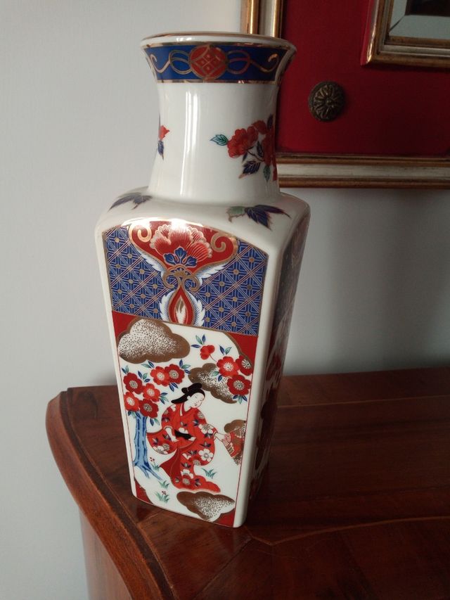 Vaso vintage decorato