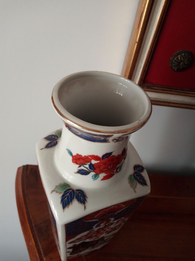 Vaso vintage decorato
