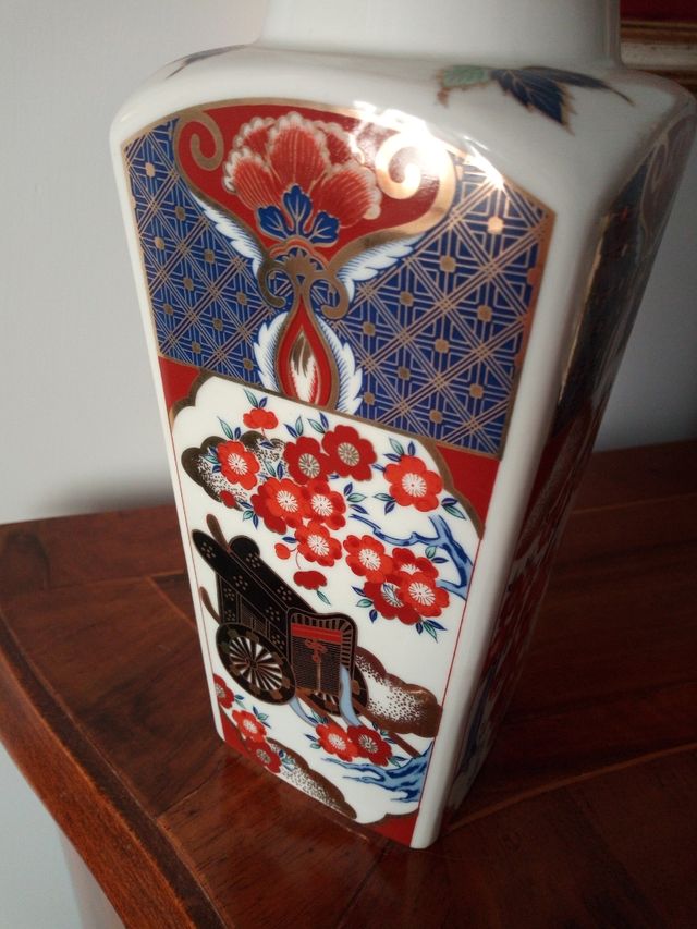 Vaso vintage decorato