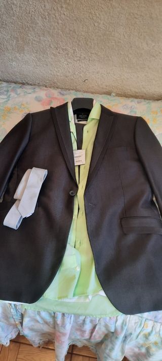 Traje americana camisas corbata