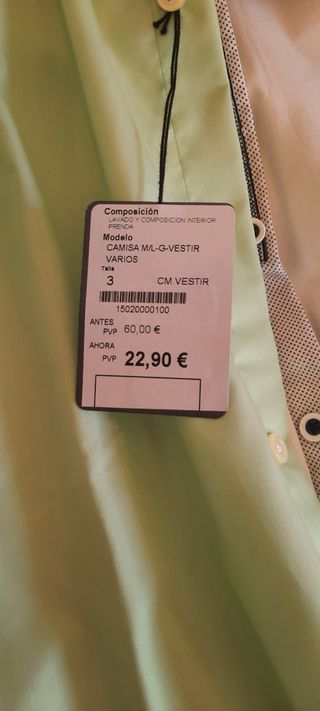 Traje americana camisas corbata