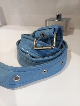 Chaqueta biker azul Zara