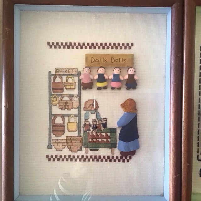 2 Cuadros de punto cruz