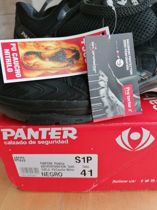 Zapatos de seguridad Panther to. 41
