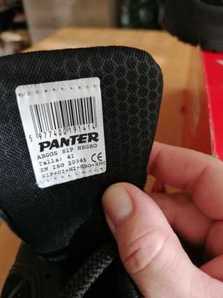 Zapatos de seguridad Panther to. 41