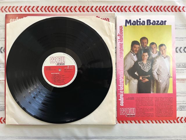 Matia Bazar "Profili Musicali" disco in vinile