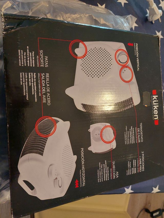 Calefactor 2 posiciones