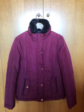 Anorak corto granate