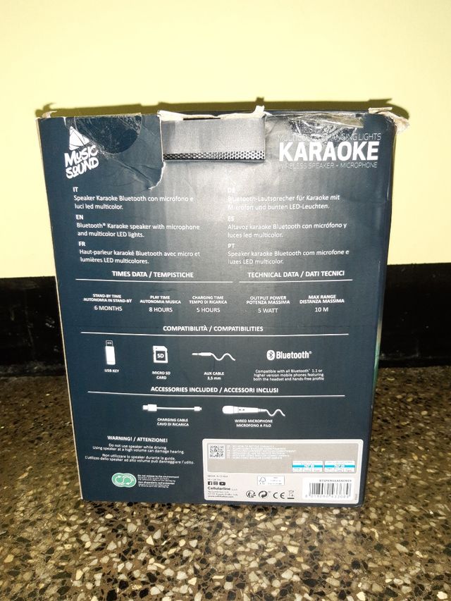 Karaoke music sound