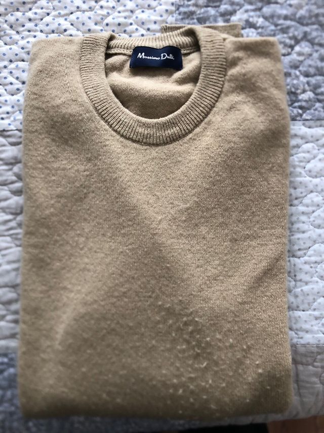 jersey marron massimo dutti