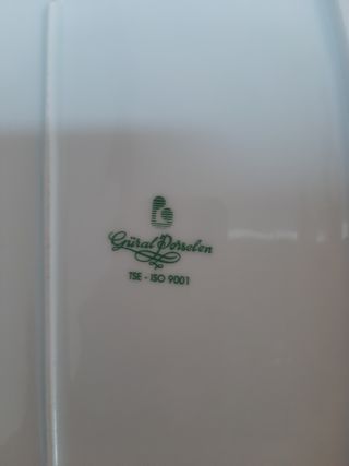 Piatto da portata ovale Güral Porselen