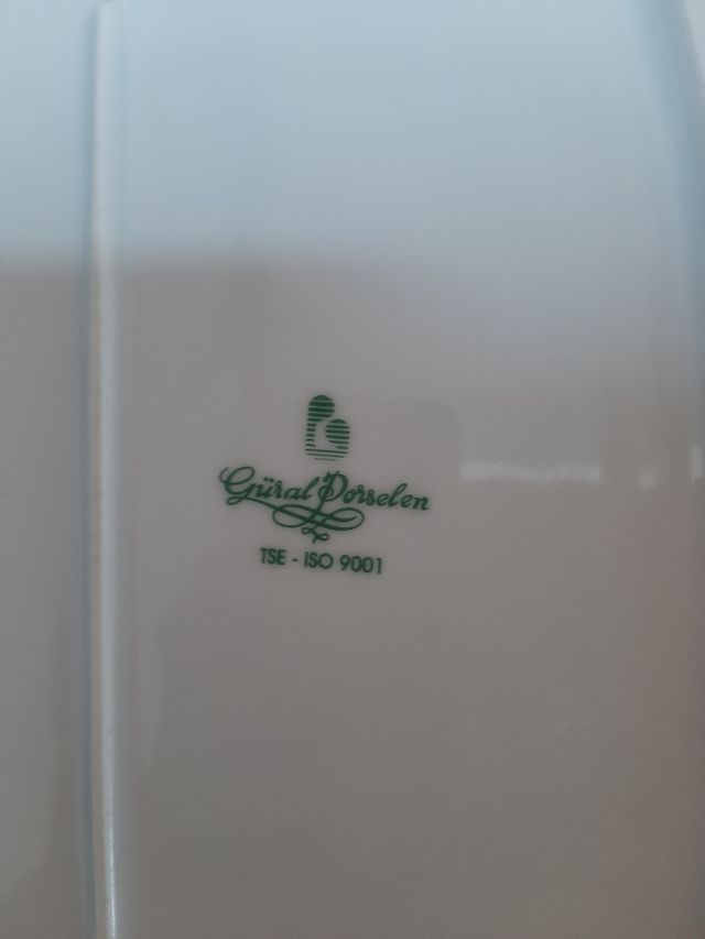 Piatto da portata ovale Güral Porselen