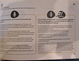 Silla coche. Grupo 2-3. Rodifix AirProtect