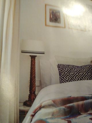 LÁMPARAS DE MADERA TALLADAS POLICROMADAS AÑOS 60'S