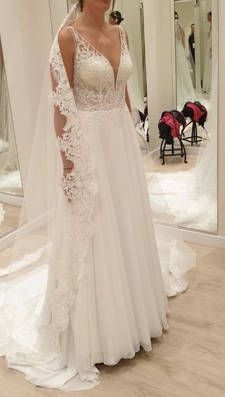 Traje de novia, nuevo, talla 38/40
