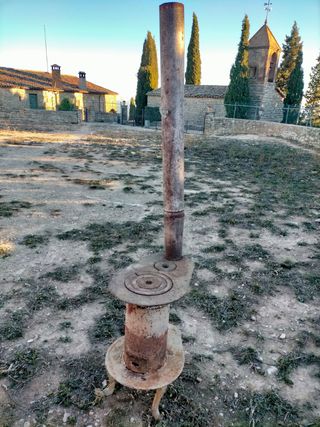 Antigua estufa de leña carbón años 40
