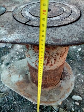Antigua estufa de leña carbón años 40