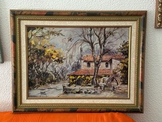cuadro pintado al oleo.