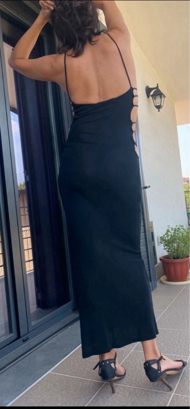 abito nero super sexy