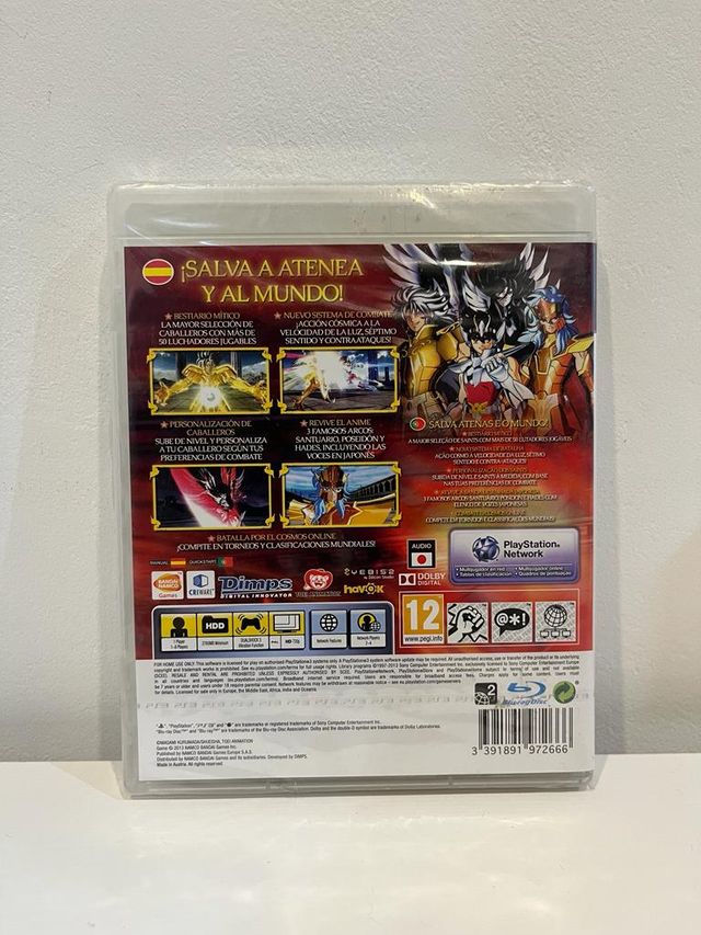 SAINT SEIYA PS3 PRECINTADO NUEVO PAL ESPAÑA