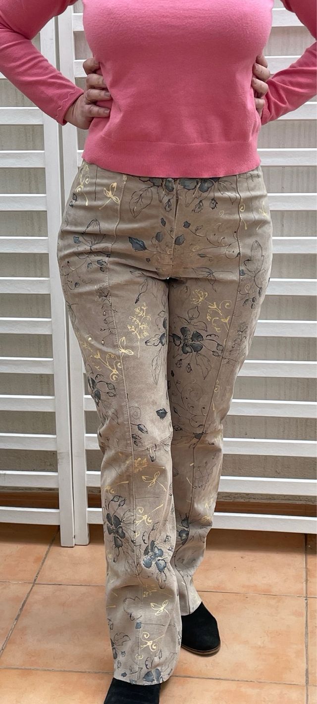 Pantalon de ante natural Will Sons Leather