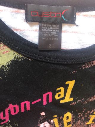 casaca camiseta Custo, Barcelona